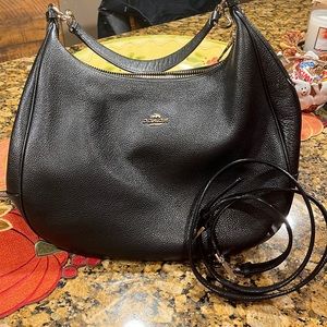 Black coach purse